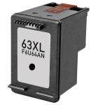 Replacement HP 63XL Black Ink Cartridge - F6U64AN - High Yield