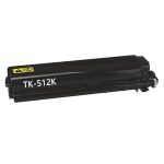 Kyocera TK-512K Toner Cartridge Black, Single Pack