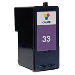 Replacement Lexmark 33 Ink Cartridge - Color - 18C0033
