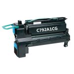 Lexmark C792A1CG Toner Cartridge Cyan, Single Pack