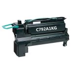 Lexmark C792A1KG Toner Cartridge Black, Single Pack