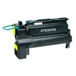 Extra High Yield Lexmark X792X1YG Toner Cartridge Yellow, Single Pack