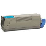 Okidata 44844511 Toner Cartridge Cyan, Single Pack