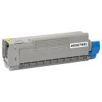 Okidata 46507601 Toner Cartridge Yellow, Single Pack