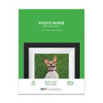 Premium Fabric Textured Glossy Inkjet Photo Paper (8.5&quot; x 11&quot;) 20 sheets - 230g