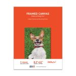 Canvas Frame and 1 Sheet of Cotton Canvas - 8.5&quot; x 11&quot;