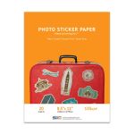 Sticker Glossy Paper - 8.5&quot; x 11&quot; - 20 sheets - 135g