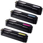 Samsung 504S Toner Pack of 4 Cartridges: 1 CLT-504 Black, 1 Cyan, 1 Magenta, 1 Yellow