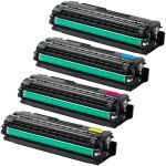 High Yield Samsung 506L Toner Cartridges 4-Pack - CLT-506L Black