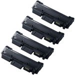 High Yield Samsung MLT-D116L Toner Cartridges Black 4-Pack