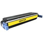 HP Q6472A Yellow Toner Cartridge, Single Pack