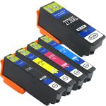 Epson 273XL T273XL Black &amp; Color 5-pack HY Ink Cartridges