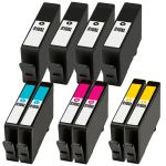 High Yield HP 910XL Combo Pack of 10: 4 Black, 2 Cyan, 2 Magenta, 2 Yellow