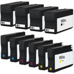 High Yield HP 950 Black XL &amp; HP 951XL Ink Cartridge 10-Pack: 4 Black, 2 Cyan, 2 Magenta, 2 Yellow