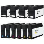 High Yield HP 962XL Combo Pack of 10 Ink Cartridges: 4 Black, 2 Cyan, 2 Magenta and 2 Yellow
