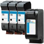 HP 15 23 Ink Cartridges Combo Pack 4