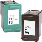 HP 93 Ink &amp; HP 98 Ink Cartridges 2-Pack: 1 Black, 1 Tri-color