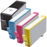 High Yield HP 564XL Combo Pack of 4 Ink Cartridges: 1 Black, 1 Cyan, 1 Magenta, 1 Yellow