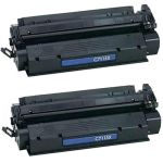 HP 15X (C7115X) 2-pack High Yield Black Toner Cartridges