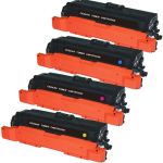 HP 647A (CE260-3A) 4-pack Laser Toner Cartridges