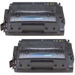 HP 42X (Q5942X) 2-pack High Yield Black Toner Cartridges