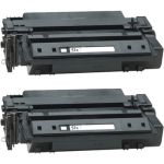 HP 51X (Q7551X) 2-pack High Yield Black Toner Cartridges