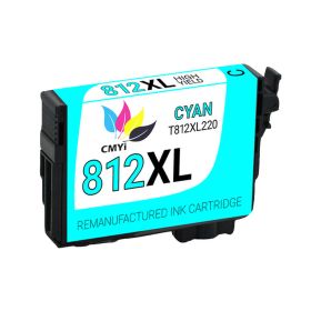 High Yield Epson 812XL Ink Cartridge Cyan, Single Pack