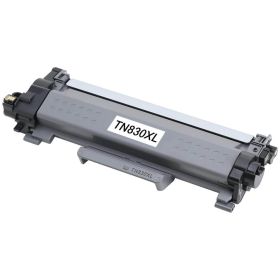 High-Yield Brother TN830XL Black Toner Cartridge, Single Pack