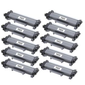 Brother TN830 Printer Cartridges 10-Pack: Black