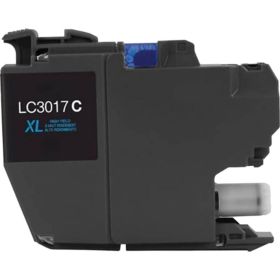 High Yield Brother LC3017C Ink Cartridge XL Cyan, Single Pack