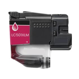 High Yield Brother LC501XL Magenta Ink Cartridge, Single Pack