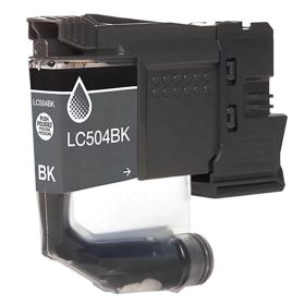 Brother LC504 Black Ink Cartridge, Single Pack
