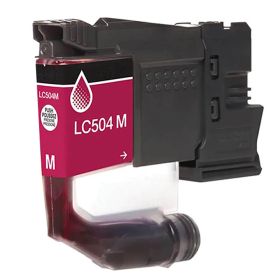 Brother LC504 Magenta Ink Cartridge, Single Pack