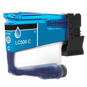 Brother LC506 Cyan Ink Cartridge, Single Pack