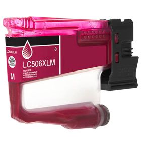 High Yield Brother LC506XL Magenta Ink Cartridge, Single Pack