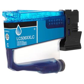Super High Yield Brother LC506XXL Cyan Ink Cartridge, Single Pack