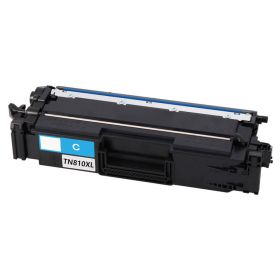 High Yield Brother TN810XL Cyan Toner Cartridge, Single Pack