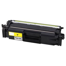 High Yield Brother TN810XL Yellow Toner Cartridge, Single Pack