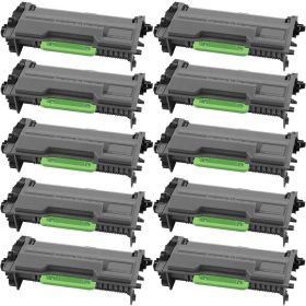 High Yield Brother TN850 Compatible Toner Cartridges 10-Pack Black
