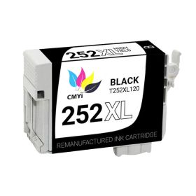 High Capacity Epson 252 Black Ink Cartridge XL, Single Pack