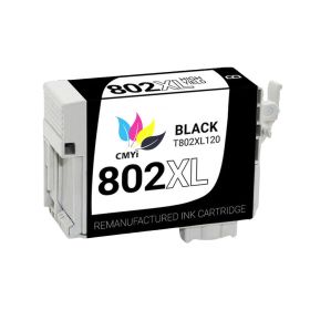 High Yield Epson 802XL Ink Cartridge Black, Single Pack
