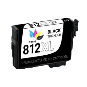 High Capacity Epson 812 Ink Cartridge XL Black, Single Pack