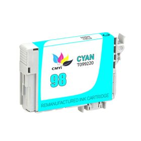 High Capacity Epson T098220/T0982 Ink Cartridge - 98 Cyan, Single Pack
