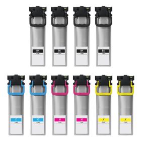 Epson T10W Printer Ink Cartridges - Combo Pack of 10: 4 Black, 2 Cyan, 2 Magenta, 2 Yellow