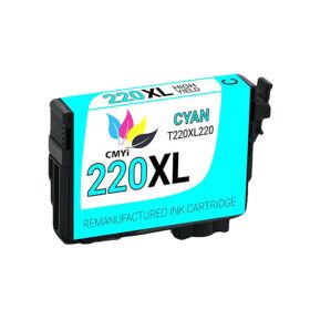 High Capacity Epson T220XL220 Ink Cartridge - 220XL Cyan, Single Pack