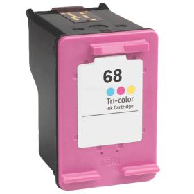 HP 68 Color Ink Cartridge, Single Pack