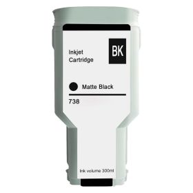 High Yield HP 738 Black Ink Cartridge 300ml, Single Pack