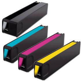 High Yield HP 970XL 971XL Ink Cartridges 4-Pack: 1 Black, 1 Cyan, 1 Magenta, 1 Yellow