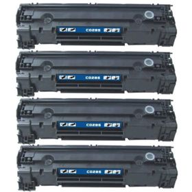 HP CE285A 85A Toner Cartridges Black 4-Pack