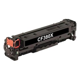 High Yield HP CF380X Toner Cartridge - HP 312X Black, Single Pack